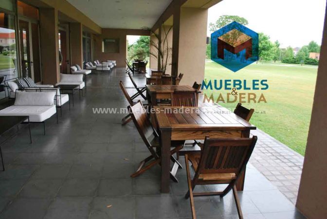 Mesas de Madera - Muebles de Jardín Para Exterior en Madera